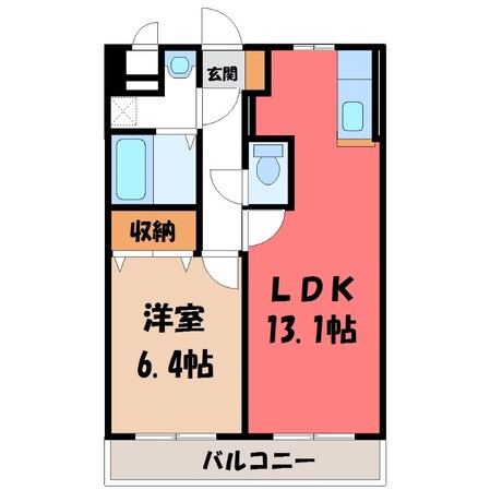 モア ベリーの物件間取画像